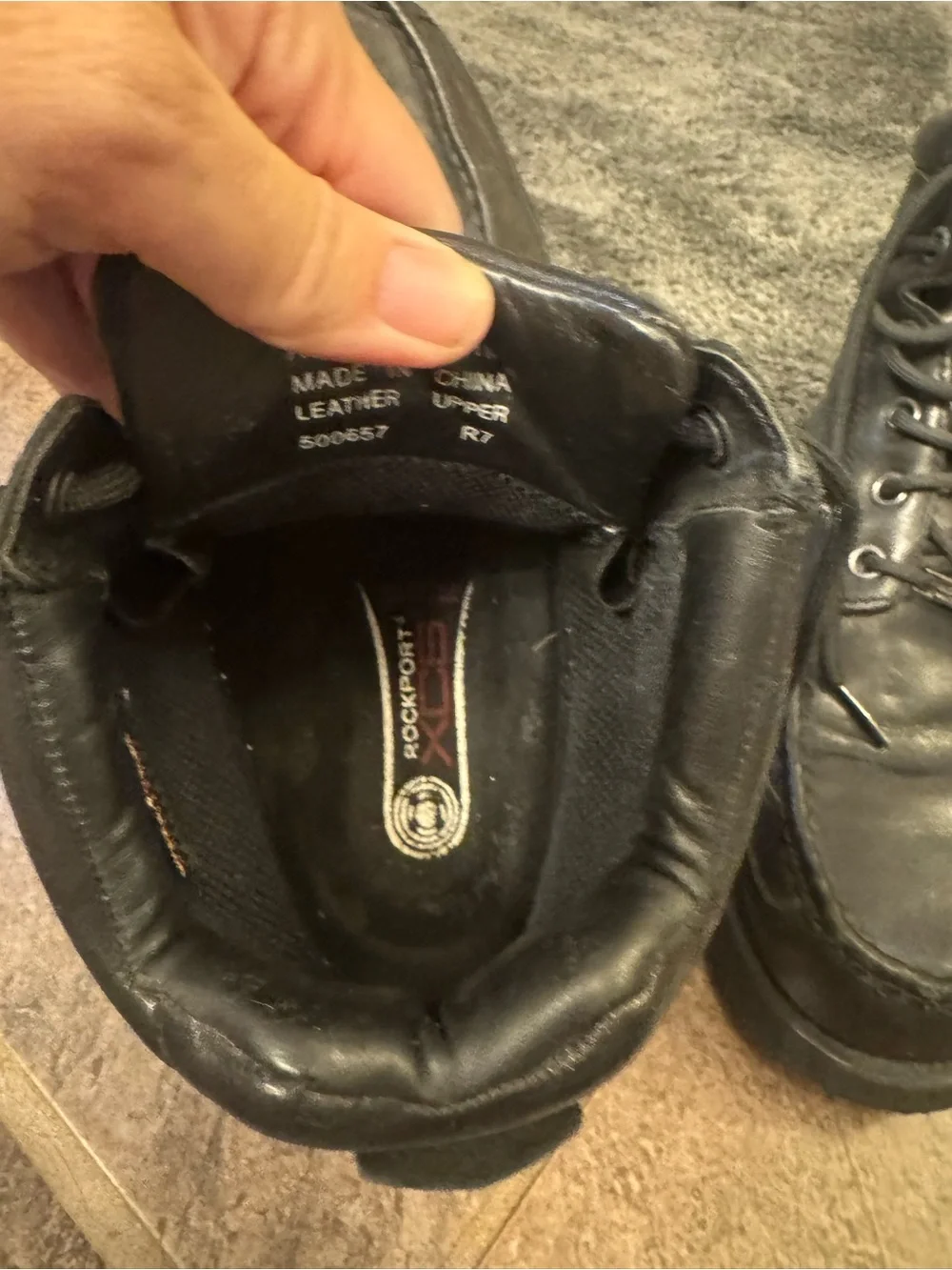 Rockport Black Leather Chukka Lace-Up Boots